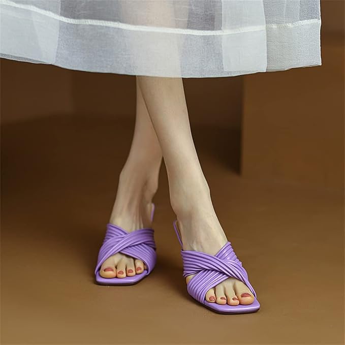 Women Sandals breathable interior Thin High Heels Slippers