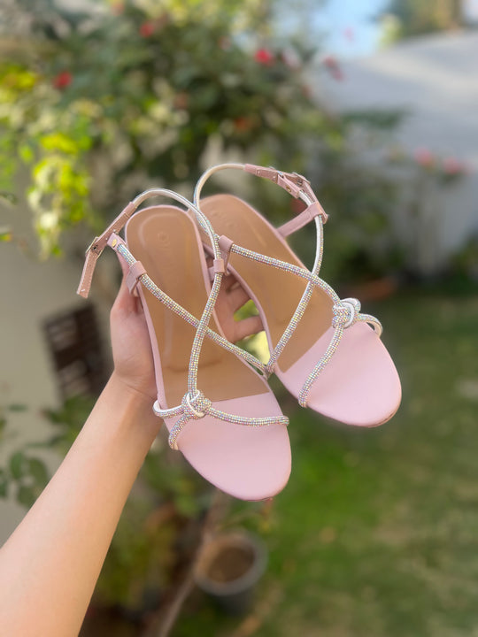 Strappy Heels with Ankle Straps