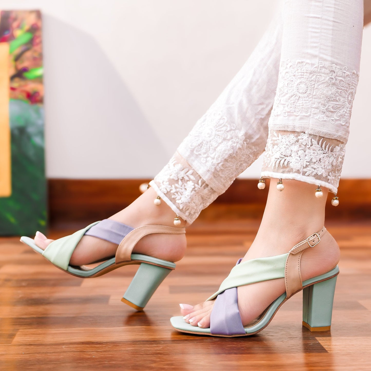 RAINBOW HEELS