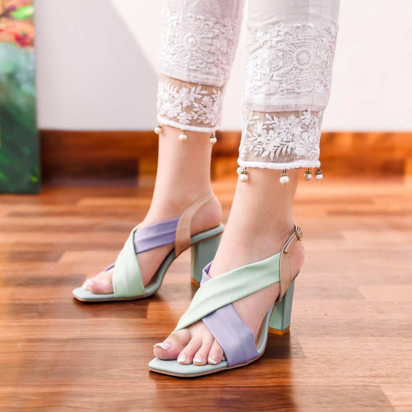RAINBOW HEELS