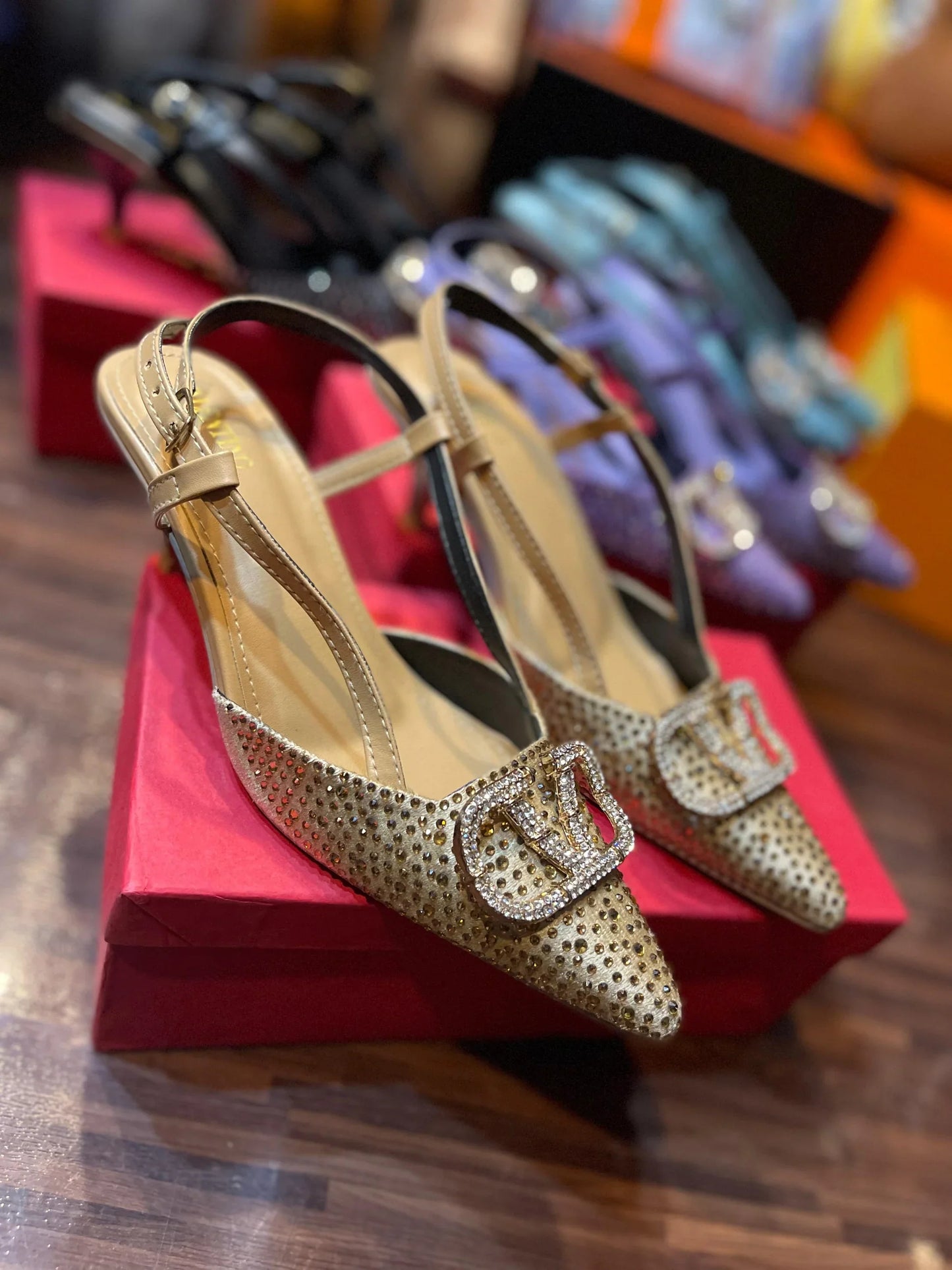 Valentin0 Stone Heel