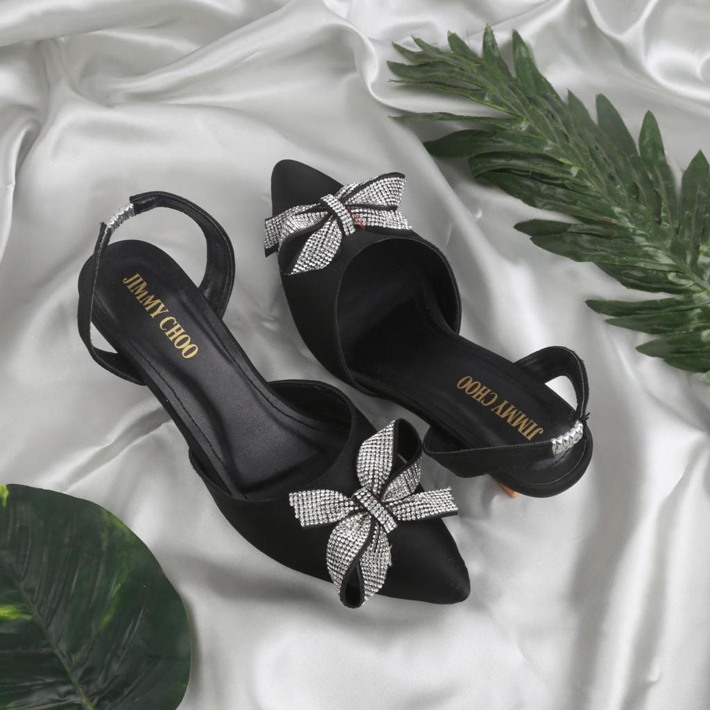 Bow Kitten Heel