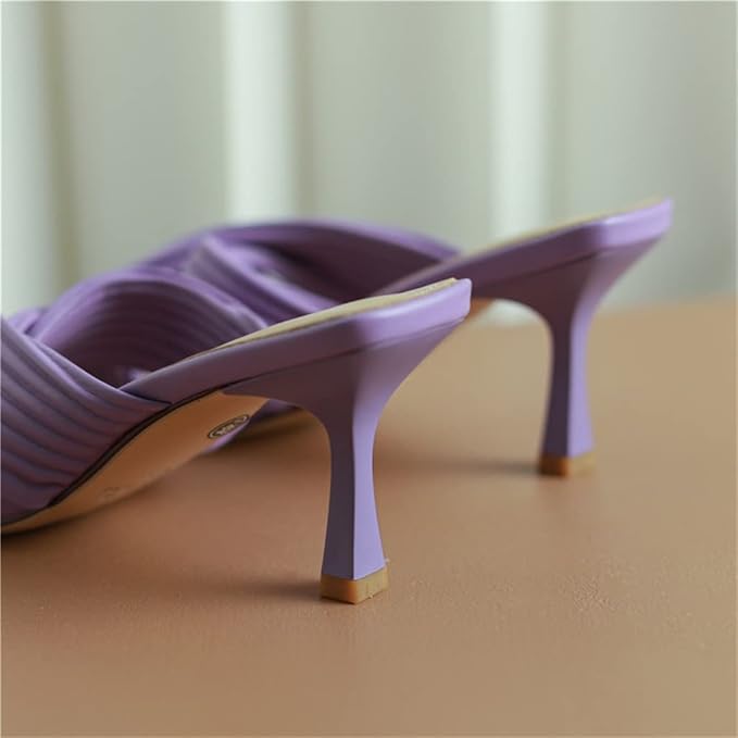 Women Sandals breathable interior Thin High Heels Slippers