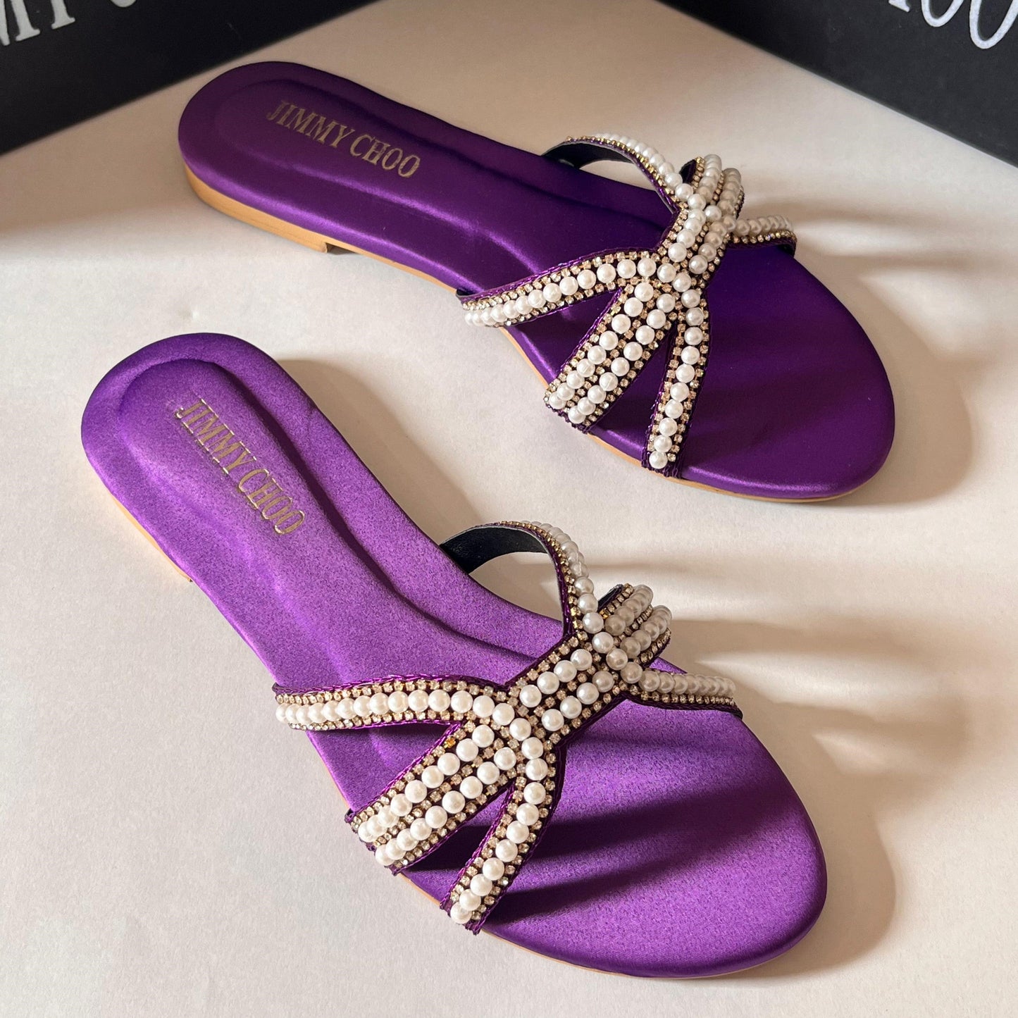 J_C Pearls Slipper
