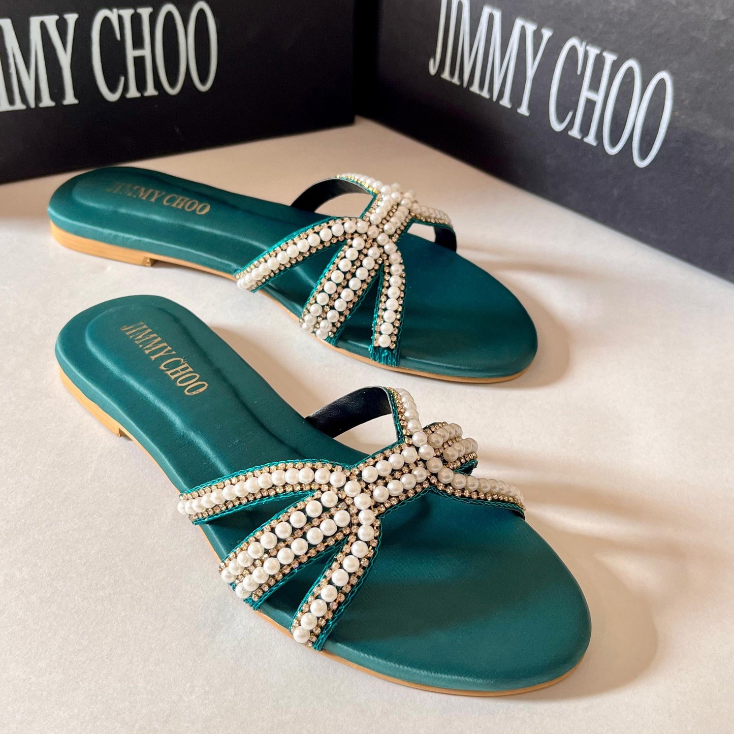 J_C Pearls Slipper