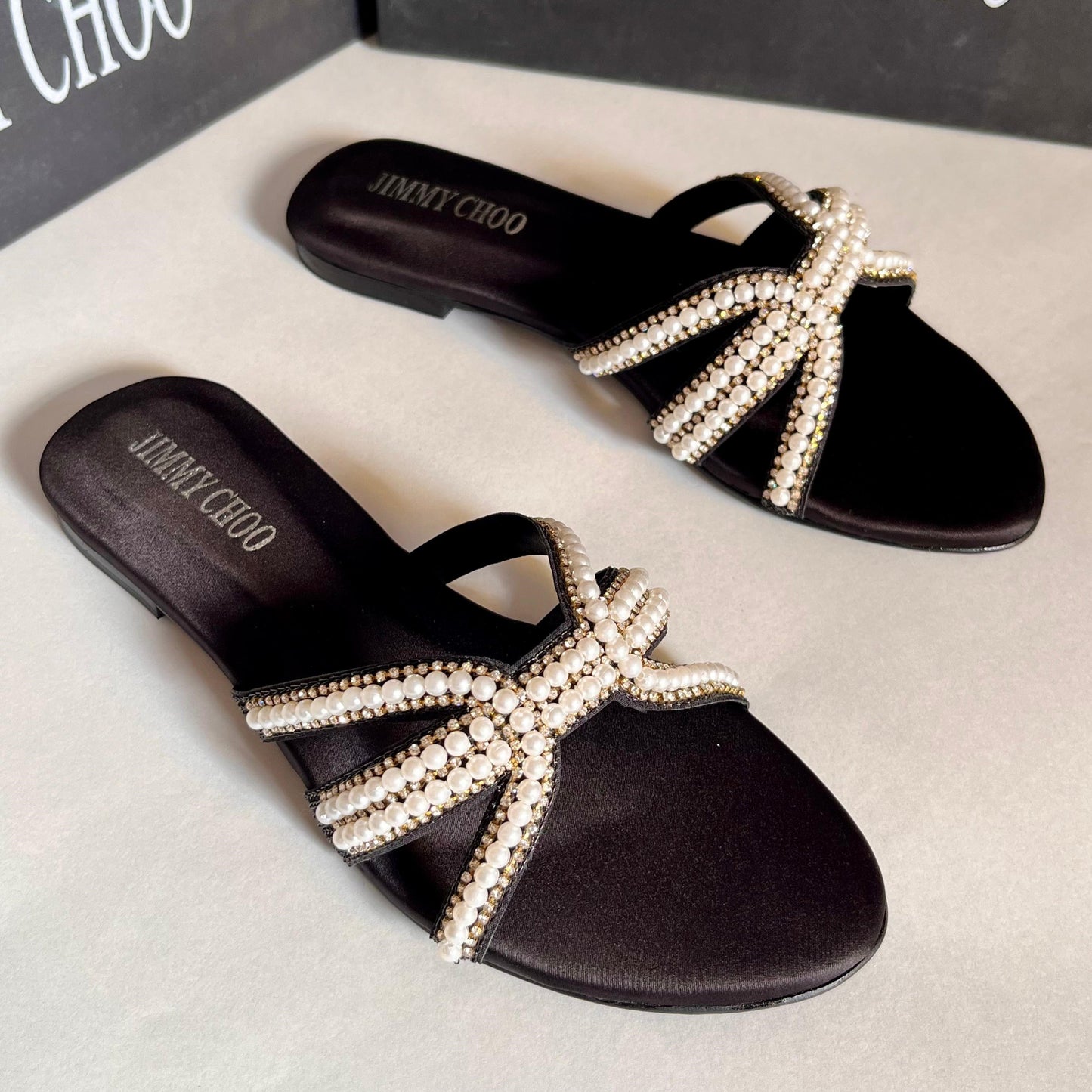 J_C Pearls Slipper